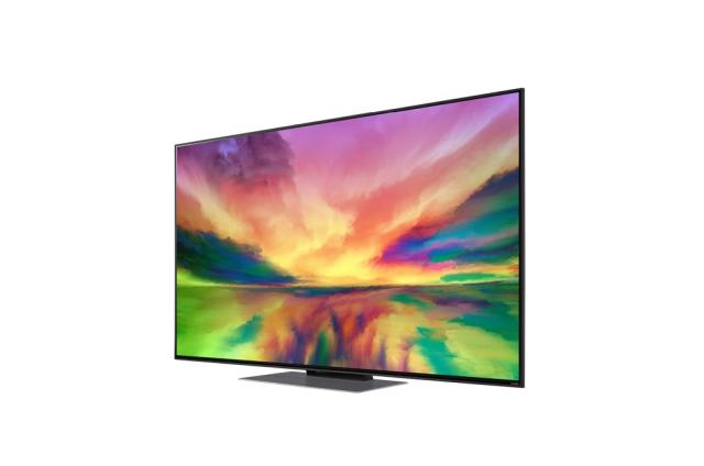 Телевизор LG 55QNED823RE, 55" 4K QNED (Quantum Dot NanoCell), UHD (3840x2160), DVB-T2/C/S2, a7 AI Processor, HDR 10 PRO, webOS Smart TV, ThinQ AI, AI Upscaling, HGiG, WiFi, AI Sound Pro, Voice Controll, Precision Dimming, Bluetooth, eARC (HDMI 2), CI