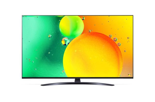 Телевизор LG 70NANO763QA, 70" 4K IPS HDR Smart Nano Cell TV, 3840x2160, Pure Colors, DVB-T2/C/S2, Active HDR ,HDR 10 PRO, webOS Smart TV, ThinQ AI, NVIDIA GeForce, HGiG, WiFi, Clear Voice Pro, Bluetooth 5.0, Miracast / AirPlay2, One Pole stand, Black