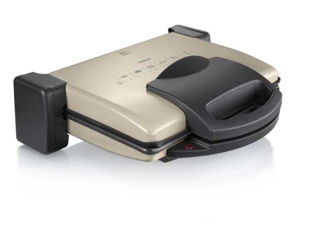 Контактен грил Bosch TFB3302V, Contact grill. 1800W, Removable aluminum grill plates with non-stick coating, Silver