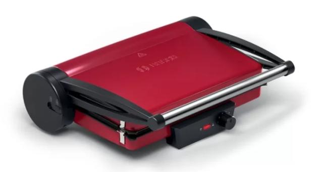 Контактен грил Bosch TCG4104, Contact grill, 2000W, red