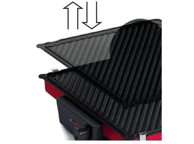 Контактен грил Bosch TCG4104, Contact grill, 2000W, red