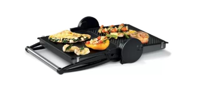 Контактен грил Bosch TCG4215, Contact grill, 3 in 1, 2000W, silver-gray