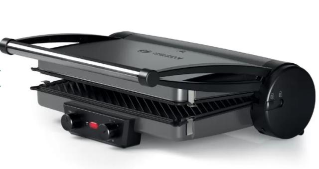 Контактен грил Bosch TCG4215, Contact grill, 3 in 1, 2000W, silver-gray