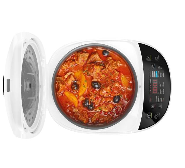 Мултикукър Bosch MUC11W12, Multicooker, 48 programs, large 5-liter bowl with a non-stick coating, Large temperature range 40-160 ° C, 900 W, White