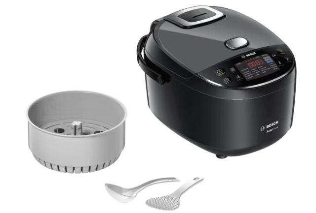 Мултикукър Bosch MUC22B42RU, Multicooker, 48 programs, large 5-liter bowl with a non-stick coating, Large temperature range 40-160 ° C, 900 W, Black