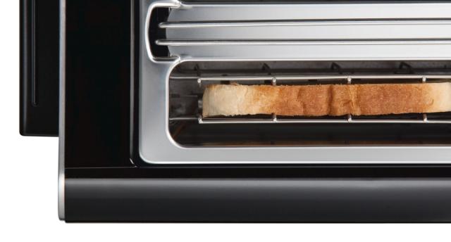 Тостер Bosch TAT8613, Toaster, Styline, 860 W, AutoHeat Control, 9levels, Auto power off, Defrost and warm setting, Lifting high, Black/Silver