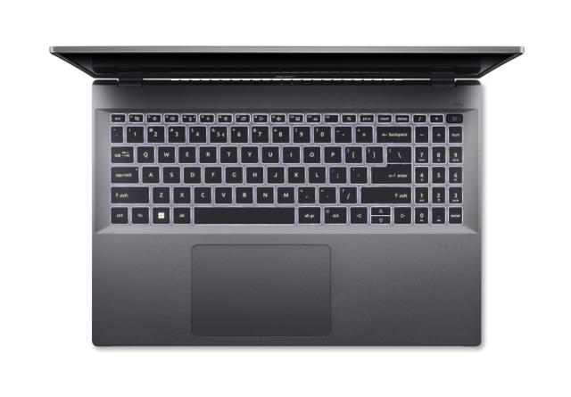 Лаптоп Acer Swift Go, SFG16-71-57PR, Intel Core i5-1335U (up to 4.6GHz, 12MB) 16" WUXGA (1920 x 1200), 1* 16GB LPDDR5, 512 PCIe SSD, Intel Iris Xe Graphics,  WIFI 6E BT 5.0, Backlit KB, FPR, No OS, Gray