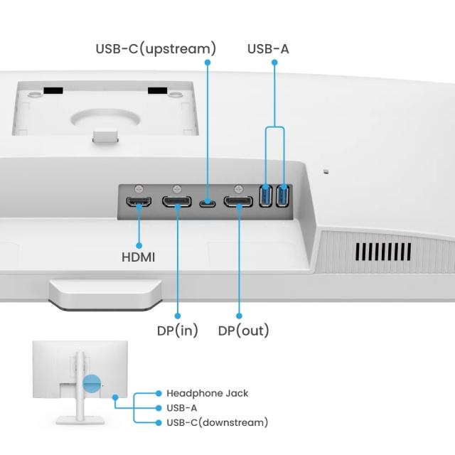 Монитор BenQ GW2790QT 27" IPS, 5ms, QHD 2560x1440, 75Hz, 99% sRGB, Eye Reminder, Flicker-free, LBL, B.I. Gen2, ePaper, 1000:1, 20M:1 DCR, 8 bit, 350cd/m2,HDMI,DP, USB-C 60W, Daisy Chain, 3xUSB 3.2, 2Wx2, HAdj. Stand 110mm, Headph. jack, Line In,Tilt,