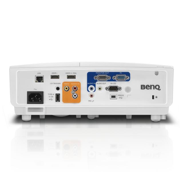 Мултимедиен проектор BenQ SH753P DLP 1080P, 13000:1, 5000 AL, 1.5X Zoom, TRratio 1.39 ~ 2.09; Keystone (±30 degr.), 31db (Eco), RJ45, PC x1, HDMI x2, MHLx1, USB A (USB Power 5V/1.5A), DC 12V trigger x1, 3D, Audio In/Out, Audio L/Rx1, Corner fit, 10W 