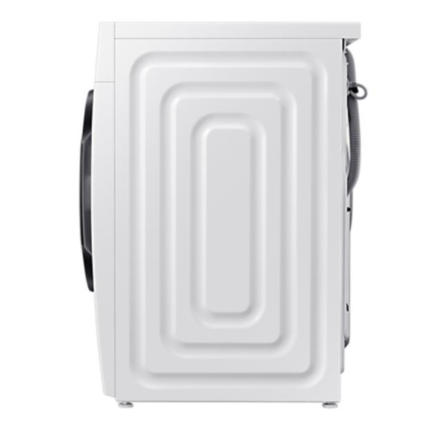 Пералня Samsung WW80CGC04DAELE, Washing Machine, 8 kg, 1400 rpm,  Digital inverter motor, Energy Efficiency A, Spin Efficiency B, Eco Bubble, Bubble Soak, Hygiene Steam, WiFi , Smart Things, AI Energy mode, White, Black door