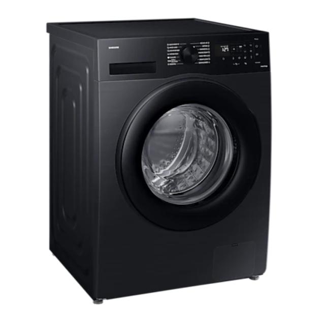 Пералня Samsung WW80CGC04DABLE, Washing Machine, 8 kg, 1400 rpm,  Digital inverter motor, Energy Efficiency A, Spin Efficiency B, Eco Bubble, Bubble Soak, Hygiene Steam, WiFi , Smart Things, AI Energy mode, Black Inox