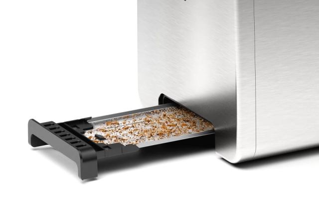 Тостер Bosch TAT5P420, Toaster, DesignLine, Stainless steel,  820-970 W, Auto power off, Defrost and warm setting, Lifting high