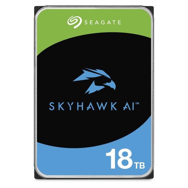 Твърд диск Seagate SkyHawk AI 18TB ( 3.5", 256MB, 7200 RPM, SATA 6Gb/s )