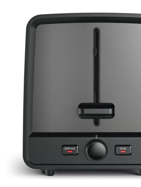 Тостер Bosch TAT5P425, Toaster, DesignLine, 820-970W, Auto power off, Defrost and warm setting, Lifting high, Grey