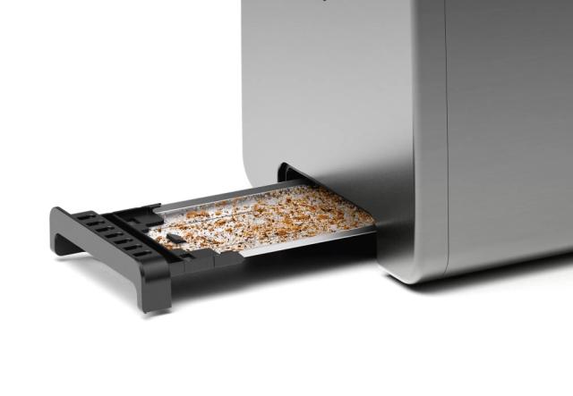 Тостер Bosch TAT5P425, Toaster, DesignLine, 820-970W, Auto power off, Defrost and warm setting, Lifting high, Grey