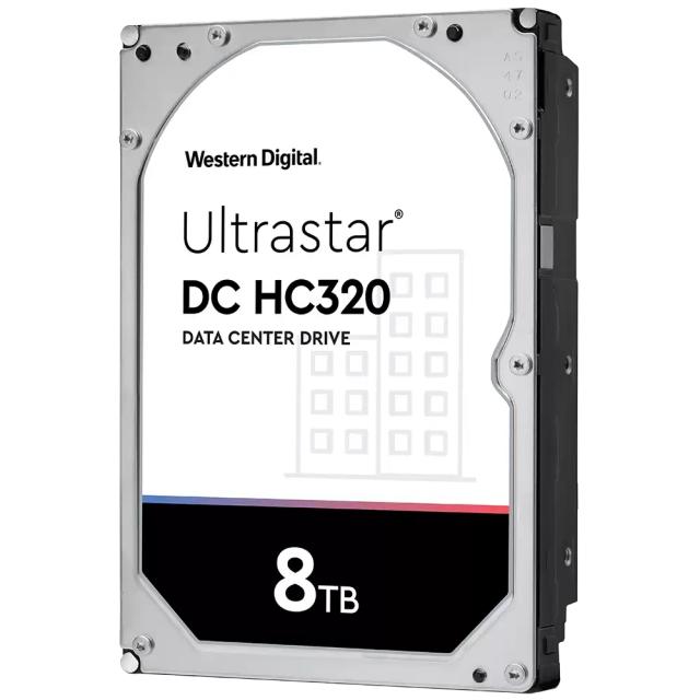 Твърд диск Western Digital Ultrastar 8TB ( 3.5", 256MB, 7200 RPM, SATA 6Gb/s, 512N SE )