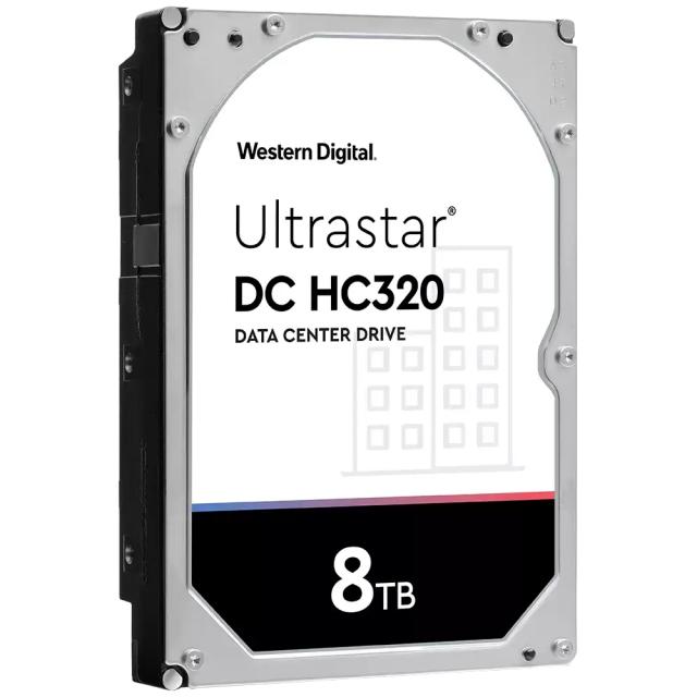 Твърд диск Western Digital Ultrastar 8TB ( 3.5", 256MB, 7200 RPM, SATA 6Gb/s, 512N SE )
