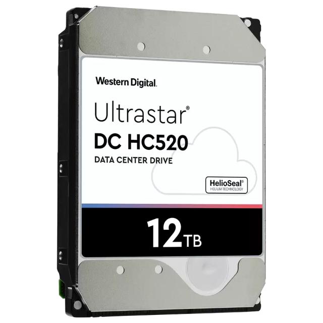 Твърд диск Western Digital Ultrastar 12TB ( 3.5", 256MB, 7200 RPM, SATA 6Gb/s, 512N SE )