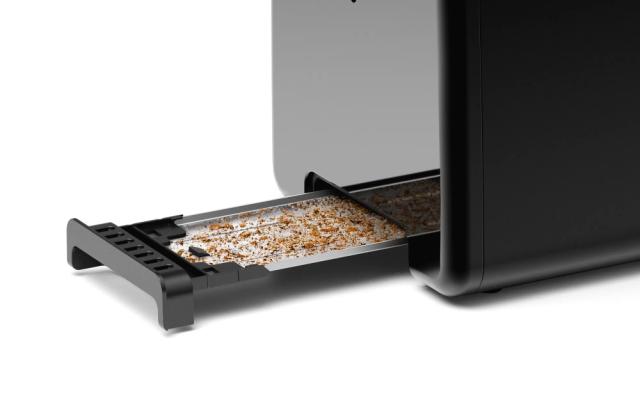 Тостер Bosch TAT3P423, Compact toaster,DesignLine, 820-970 W, Auto power off, Defrost and warm setting, Lifting high, Black