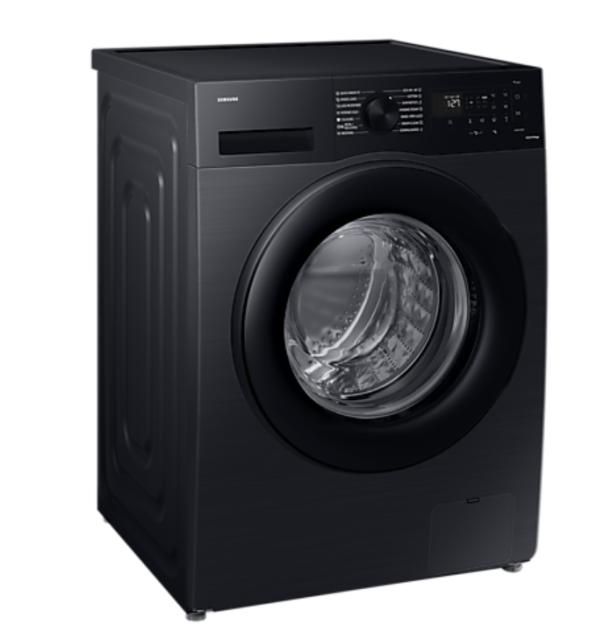 Пералня Samsung WW90CGC04DABLE, Washing Machine, 9 kg, 1400 rpm,  Digital inverter motor, Energy Efficiency A, Spin Efficiency B, Eco Bubble, Bubble Soak, Hygiene Steam, WiFi , Smart Things, AI Energy mode, Black Inox