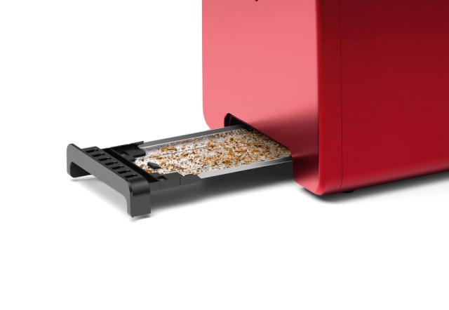 Тостер Bosch TAT3P424, Toaster, Compact toaster,DesignLine, 820-970 W, Auto power off, Defrost and warm setting, Lifting high, Red