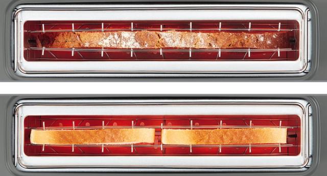 Тостер Bosch TAT6A001, Long slot toaster Toaster, ComfortLine, 915-1090 W, Auto power off, Defrost and warm setting, Lifting high, White