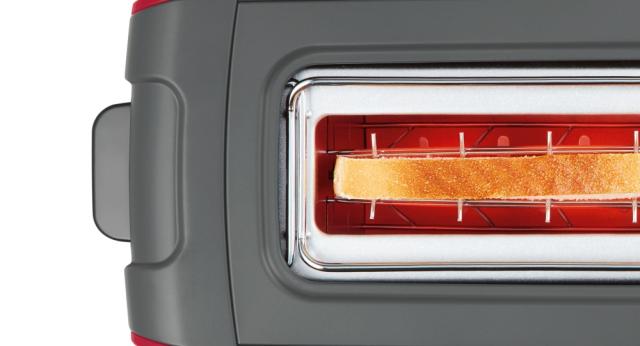 Тостер Bosch TAT6A004, Plastic toaster CompactClass, 825-980 W, For 1 long or 2 small slices of toast, white/light gray