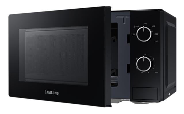Микровълнова печка Samsung MS20A3010AL/OL, Microwave oven with full glass door, 20 l, 700W, Dual Dial key system, Black