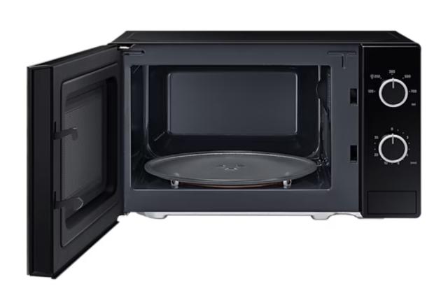 Микровълнова печка Samsung MS20A3010AL/OL, Microwave oven with full glass door, 20 l, 700W, Dual Dial key system, Black