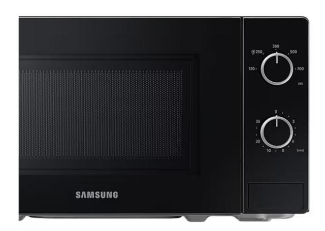 Микровълнова печка Samsung MS20A3010AL/OL, Microwave oven with full glass door, 20 l, 700W, Dual Dial key system, Black
