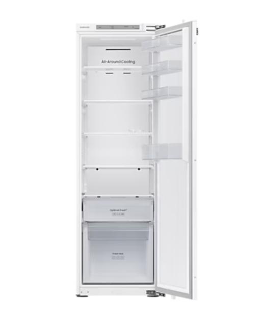 Хладилник Samsung BRR29610EWW/EF, Refrigerator with 1 built-in door, 289l, SpaceMax, No Frost, All-Around Cooling, Fresh Zone, DIT, Energy Efficiency E, H 177.5 cm, SmartThings AI Energy Mode, Wi-Fi, Snow White