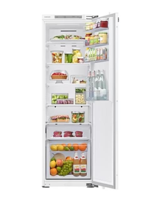 Хладилник Samsung BRR29610EWW/EF, Refrigerator with 1 built-in door, 289l, SpaceMax, No Frost, All-Around Cooling, Fresh Zone, DIT, Energy Efficiency E, H 177.5 cm, SmartThings AI Energy Mode, Wi-Fi, Snow White