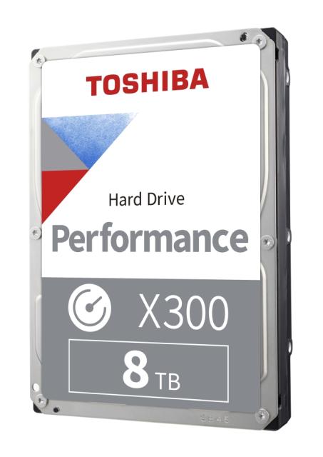 Твърд диск Toshiba X300 8TB ( 3.5", 256MB, 7200 RPM, SATA 6Gb/s )