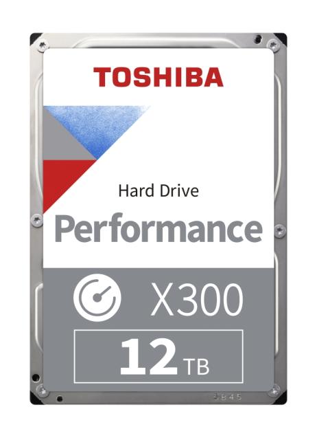 Твърд диск Toshiba X300 12TB ( 3.5", 256MB, 7200 RPM, SATA 6Gb/s )