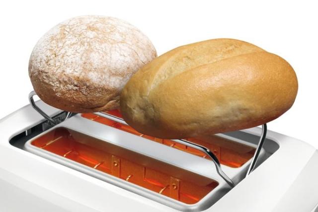 Тостер Bosch TAT3A011, Toaster, CompactClass, 825-980 W, Auto power off, Lifting high, White