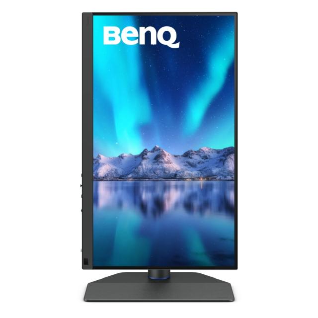 Монитор BenQ SW272Q 27" IPS, 2K, 2560x1440 2K, 300 cd/m2, Photographer Monitor, 100% sRGB, 99% Adobe RGB, 99% P, Hard.Calubrat., 1.07 billion colors, HDMI 2.0 x2, DP 1.4,USB-Type C x1 (90W PDelivery), USB 3.1 Hub, 16 bit 3D LUT, HDR10/HLG,HAdj. 140mm