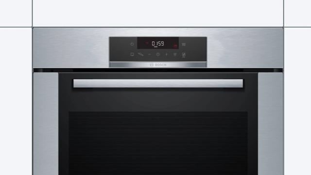 Фурна Bosch HBA372ES0, SER4, 71 l, Pyrolytic+Hydrolytic cleaning, AutoPilot 10, Telescopic guides on 1 level, LED Touch Control, Energy efficiency A, Stainless steel