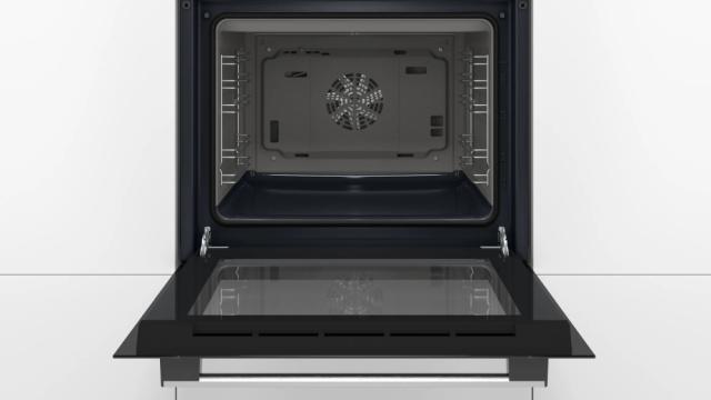 Фурна Bosch HBF153BB0, SER2, 3D HotAir, EcoClean Direct, 66 l, LED display with sinking buttons, Energy efficiency A, Black