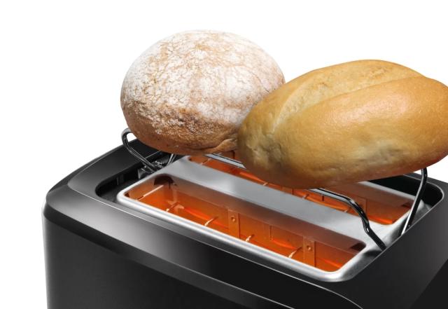 Тостер Bosch TAT3A013, Toaster, CompactClass, 825-980 W, Auto power off, Lifting high, Black