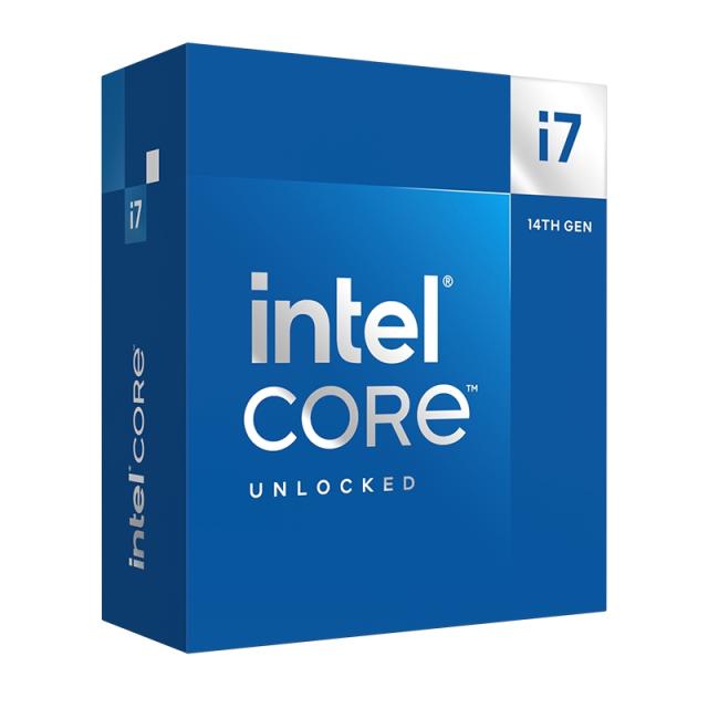 Процесор Intel Raptor Lake i7-14700K 20C (3.4/5.6 GHz, 33MB Cache), 125W, LGA1700, BOX, без охлаждане