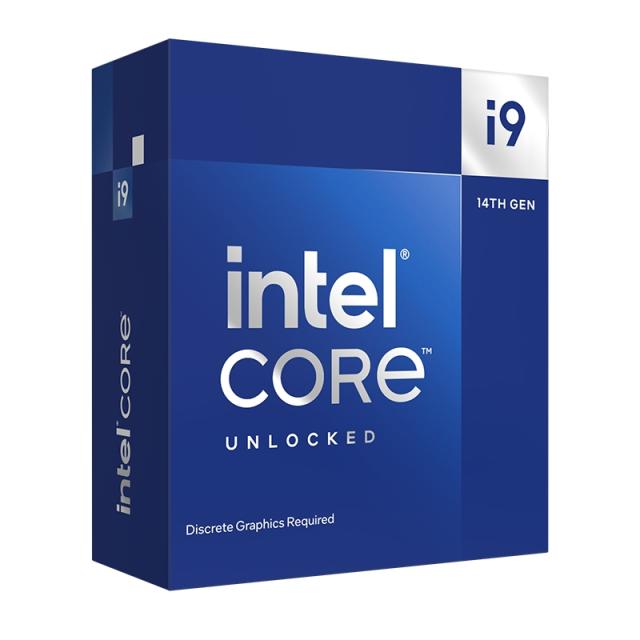 Процесор Intel Core i9 14900KF 24C (3.2 / 6.0 GHz, 36MB Cache, 125W, LGA1700), BOX, No Graphics, без охлаждане