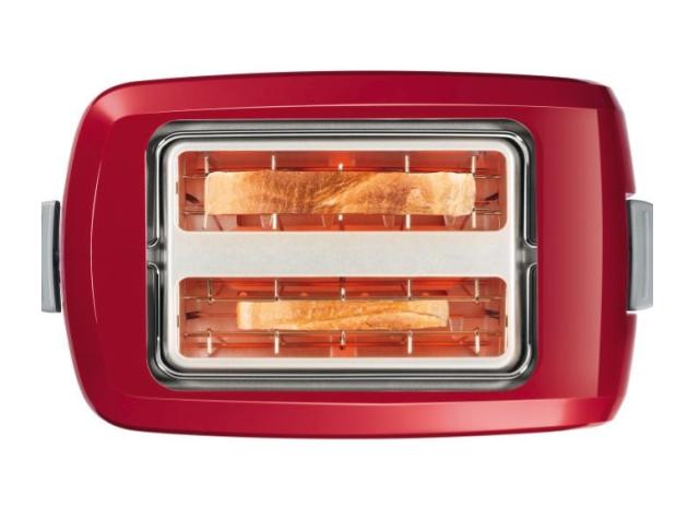 Тостер Bosch TAT3A014, Toaster, CompactClass, 825-980 W, Auto power off, Lifting high, Red
