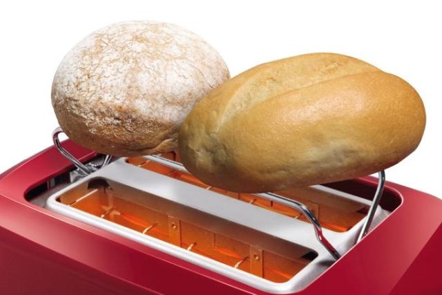 Тостер Bosch TAT3A014, Toaster, CompactClass, 825-980 W, Auto power off, Lifting high, Red
