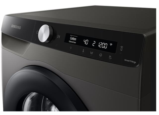 Пералня Samsung WW90T534DAX/S7, Washing Machine,  9 kg, 1400 rpm,  Energy Efficiency A, Eco Bubble, Bubble Soak, AI Control, Auto Dispense, Hygiene Steam, Spin Efficiency B, WiFi, SmartThings, Inox