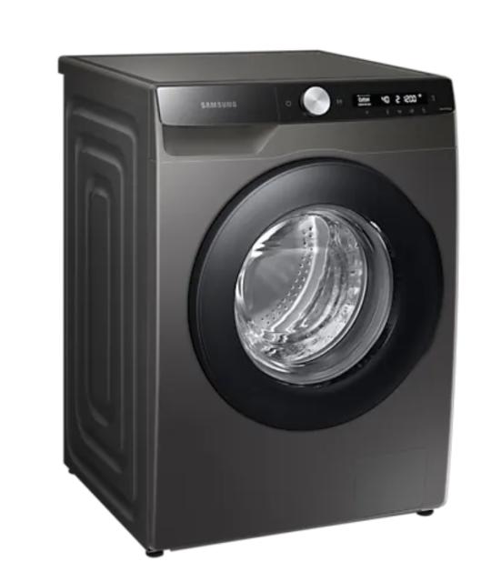 Пералня Samsung WW80T504DAXAS7, Washing Machine,  8 kg, 1400 rpm, Energy Efficiency A,  Eco Bubble, Bubble Soak, AI Control, Hygiene Steam, Spin Efficiency B, WiFi, SmartThings, Inox