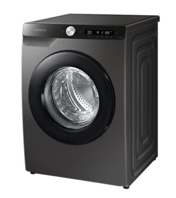 Пералня Samsung WW80T504DAXAS7, Washing Machine,  8 kg, 1400 rpm, Energy Efficiency A,  Eco Bubble, Bubble Soak, AI Control, Hygiene Steam, Spin Efficiency B, WiFi, SmartThings, Inox