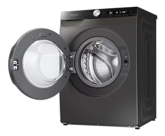 Пералня Samsung WW80T504DAXAS7, Washing Machine,  8 kg, 1400 rpm, Energy Efficiency A,  Eco Bubble, Bubble Soak, AI Control, Hygiene Steam, Spin Efficiency B, WiFi, SmartThings, Inox