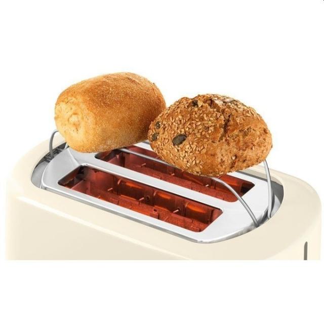 Тостер Bosch TAT7407, Compact Toaster, 800 W, Auto power off, Lifting high, Beige