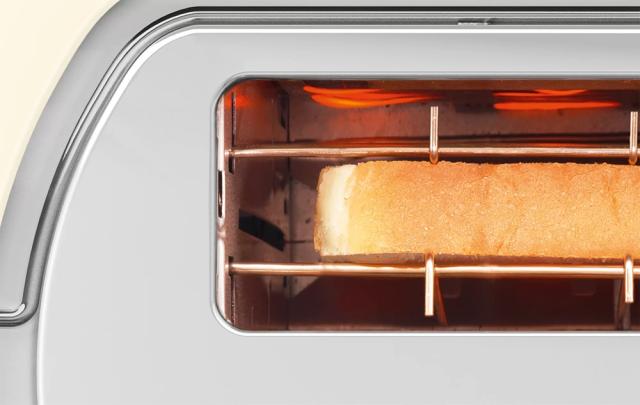 Тостер Bosch TAT7407, Compact Toaster, 800 W, Auto power off, Lifting high, Beige