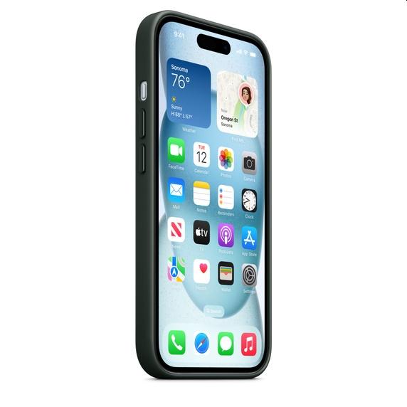 Калъф Apple iPhone 15 FineWoven Case with MagSafe - Evergreen